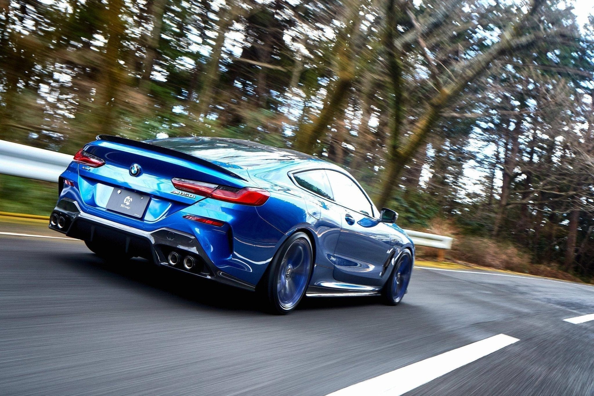 3DDesign Carbon Fibre Side Skirts for BMW 8 Series & M8 (2019+, G14 G15 F91 F92) - AUTOID® - Side Skirts & Winglets - 3DDesign