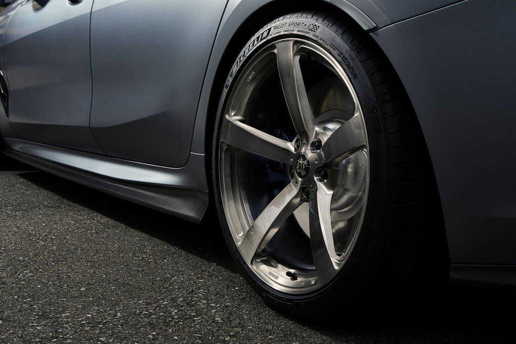 3DDesign Carbon Fibre Side Skirts for BMW 8 Series & M8 (2019+, G16 F93) - AUTOID - Side Skirts & Winglets - 3DDesign