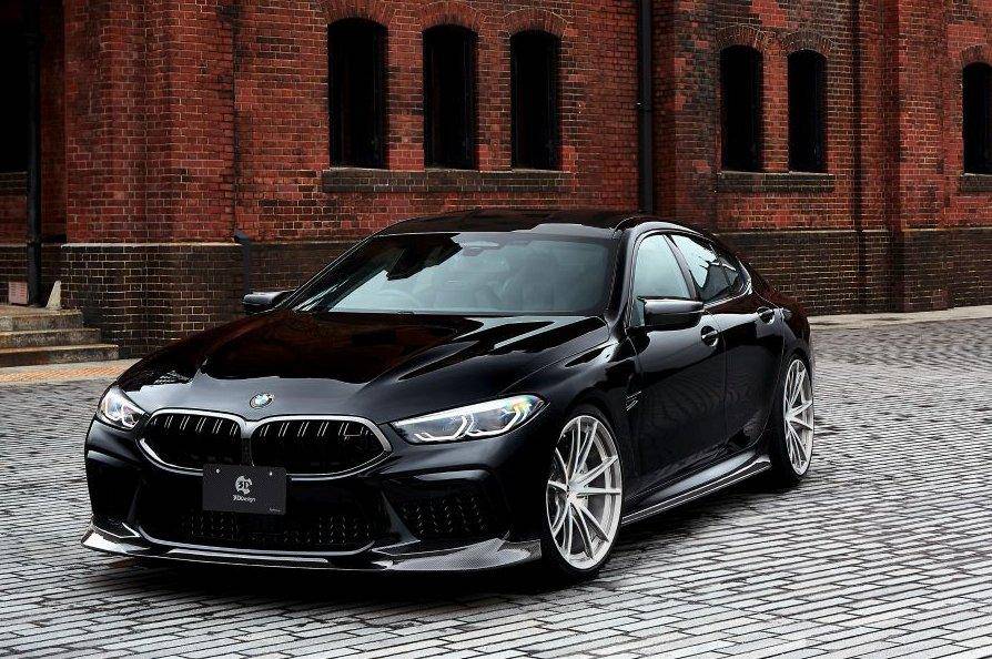 3DDesign Carbon Fibre Side Skirts for BMW 8 Series & M8 (2019+, G16 F93) - AUTOID® - Side Skirts & Winglets - 3DDesign