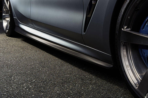 3DDesign Carbon Fibre Side Skirts for BMW 8 Series & M8 (2019+, G16 F93) - AUTOID® - Side Skirts & Winglets - 3DDesign