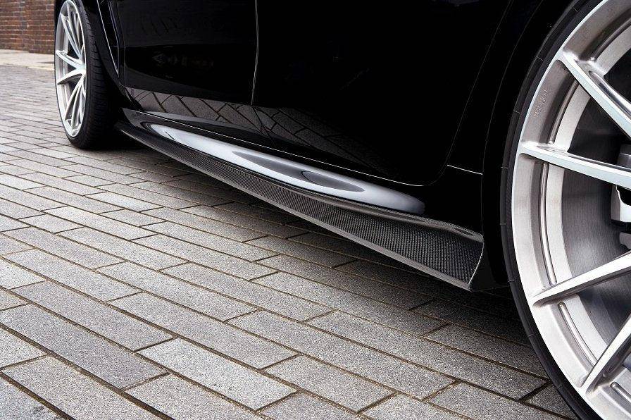 3DDesign Carbon Fibre Side Skirts for BMW 8 Series & M8 (2019+, G16 F93) - AUTOID® - Side Skirts & Winglets - 3DDesign