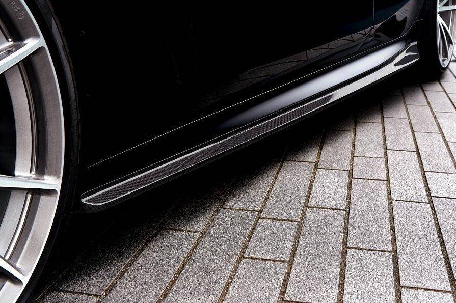 3DDesign Carbon Fibre Side Skirts for BMW 8 Series & M8 (2019+, G16 F93) - AUTOID® - Side Skirts & Winglets - 3DDesign