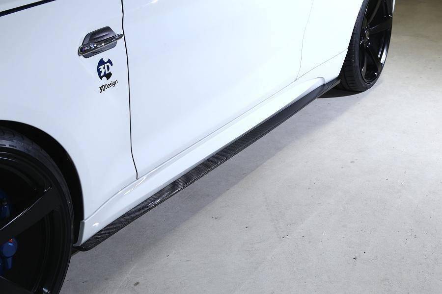 3DDesign Carbon Fibre Side Skirts for BMW M2 & M2 Competition (2015-2021, F87) - AUTOID® - Side Skirts & Winglets - 3DDesign