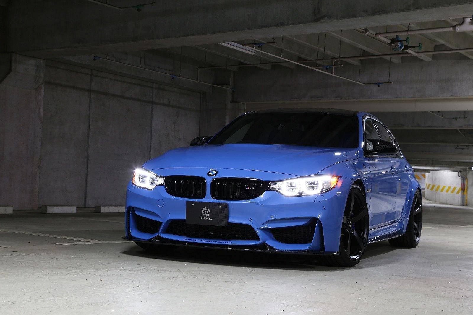 3DDesign Carbon Fibre Side Skirts For BMW M3 (2015-2019, F80) - AUTOID® - Side Skirts & Winglets - 3DDesign