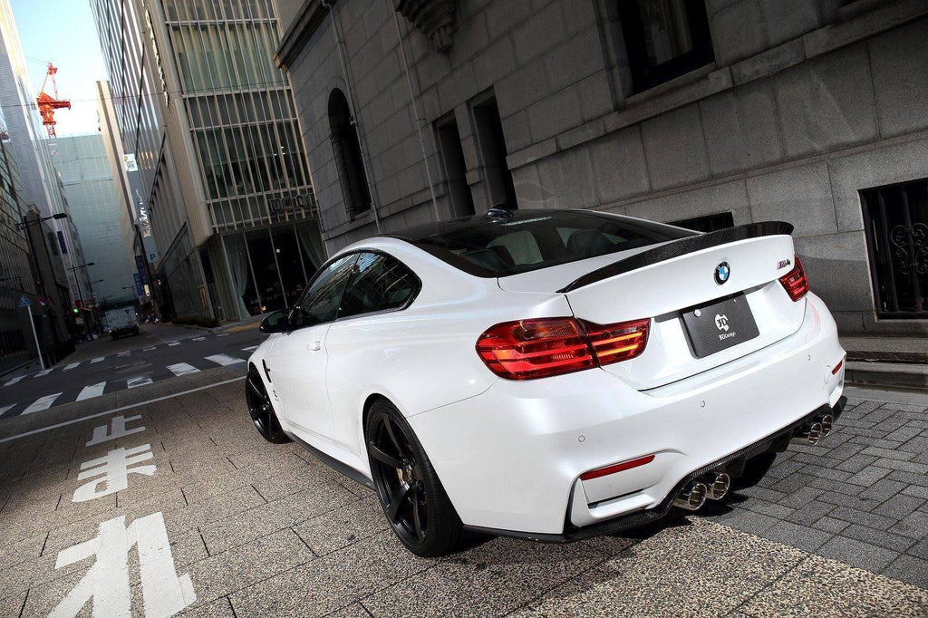3DDesign Carbon Fibre Side Skirts For BMW M4 (2015-2020, F82 F83) - AUTOID® - Side Skirts & Winglets - 3DDesign