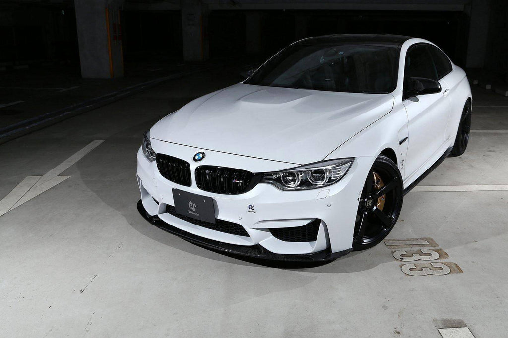3DDesign Carbon Fibre Side Skirts For BMW M4 (2015-2020, F82 F83) - AUTOID® - Side Skirts & Winglets - 3DDesign