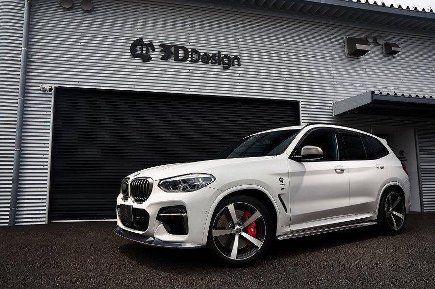 BMW X3 G01 & X4 G02 Full Length Carbon Fibre Side Skirts by 3D Design (2018+), Side Skirts & Winglets, 3DDesign - AUTOID | Premium Automotive Accessories