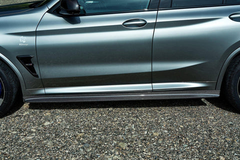 3DDesign Carbon Fibre Side Skirts for BMW X3M & X4M (2019+, F97 F98) - AUTOID® - Side Skirts & Winglets - 3DDesign