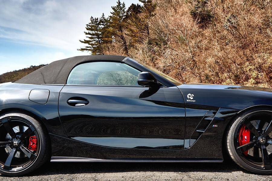 3DDesign Carbon Fibre Side Skirts For BMW Z4 M40i & M Sport (2019+, G29) - AUTOID® - Side Skirts & Winglets - 3DDesign