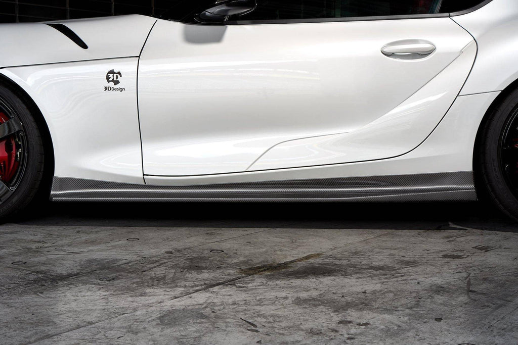 3DDesign Carbon Fibre Side Skirts for Toyota Supra (2019+, J29) - AUTOID® - Side Skirts & Winglets - 3DDesign
