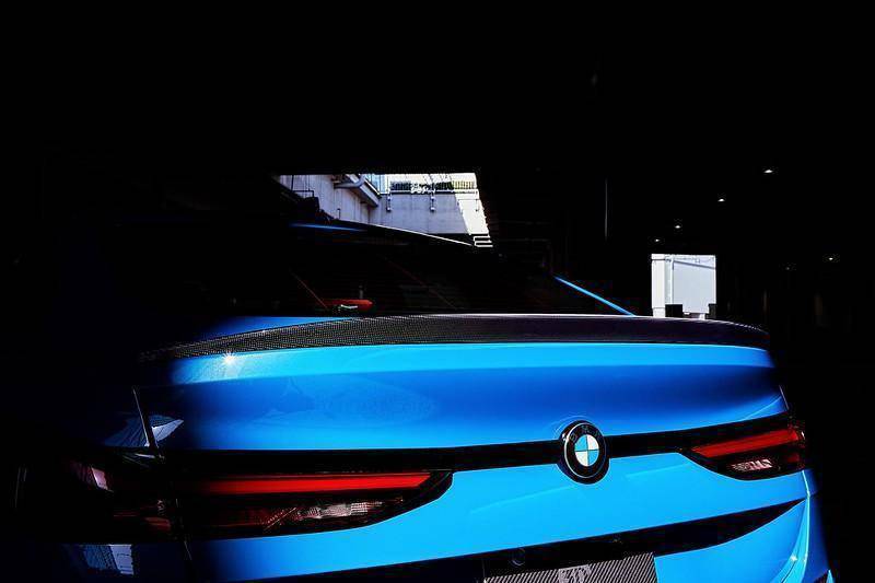 3DDesign Carbon Fibre Trunk Spoiler for BMW 2 Series & M235i (2020-2024, F44) - AUTOID® - Rear Spoilers - 3DDesign