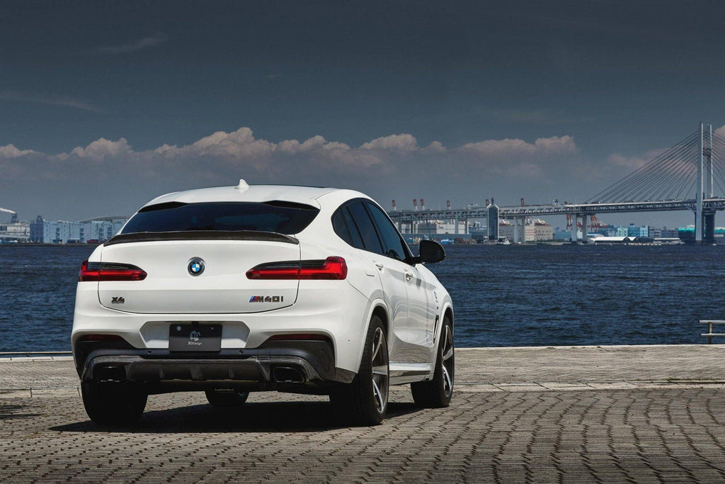3DDesign Carbon Fibre Trunk Spoiler for BMW X4 (2018+, G02) - AUTOID® - Rear Spoilers - 3DDesign