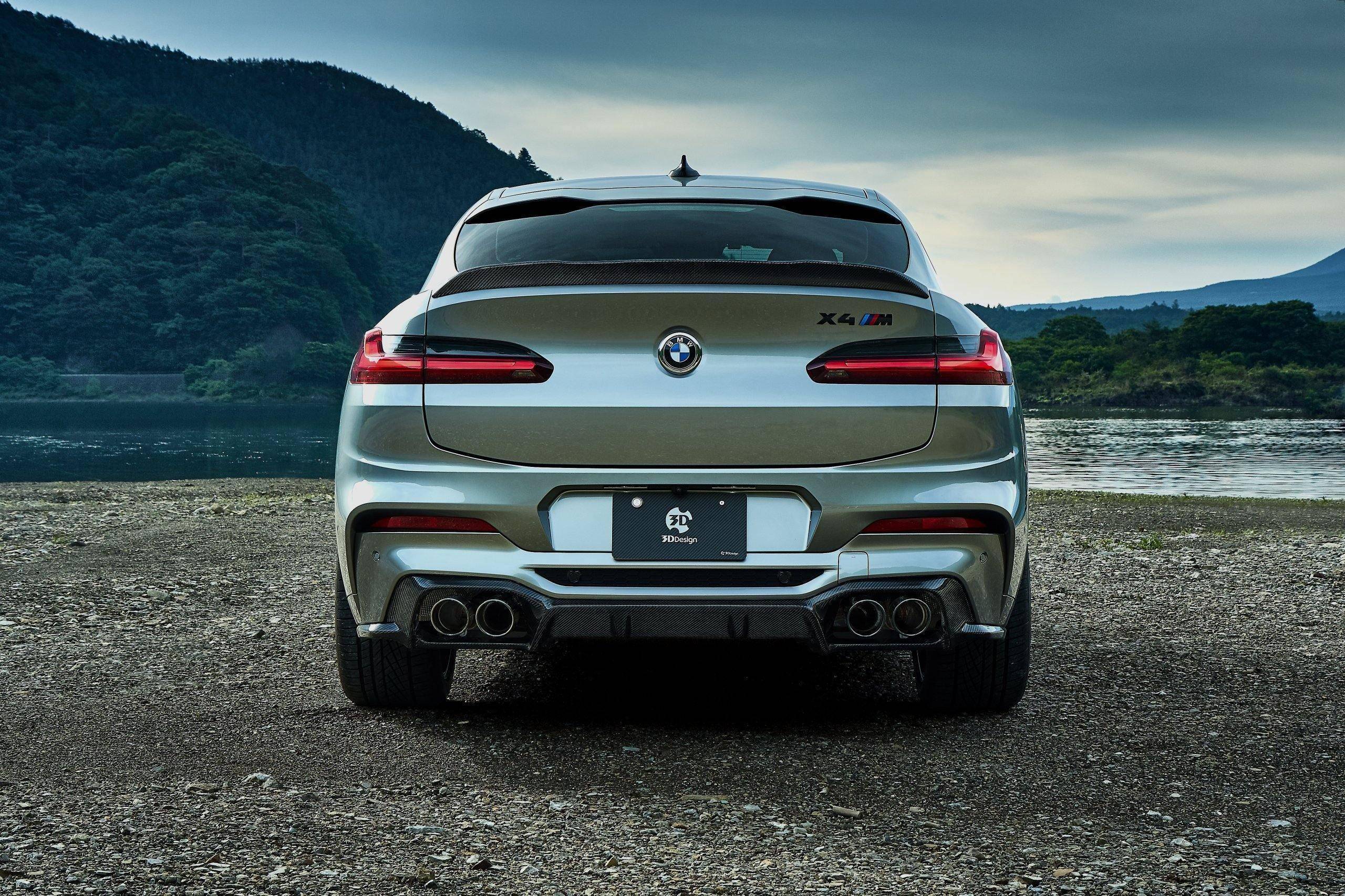 3DDesign Carbon Fibre Trunk Spoiler for BMW X4M (2019+, F98), Rear Spoilers, 3DDesign - AUTOID | Premium Automotive Accessories