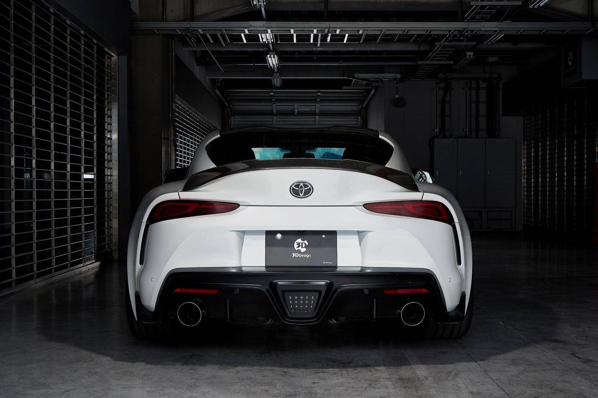 3DDesign Carbon Fibre Trunk Spoiler for Toyota Supra (2019+, J29) - AUTOID - Rear Spoilers - 3DDesign