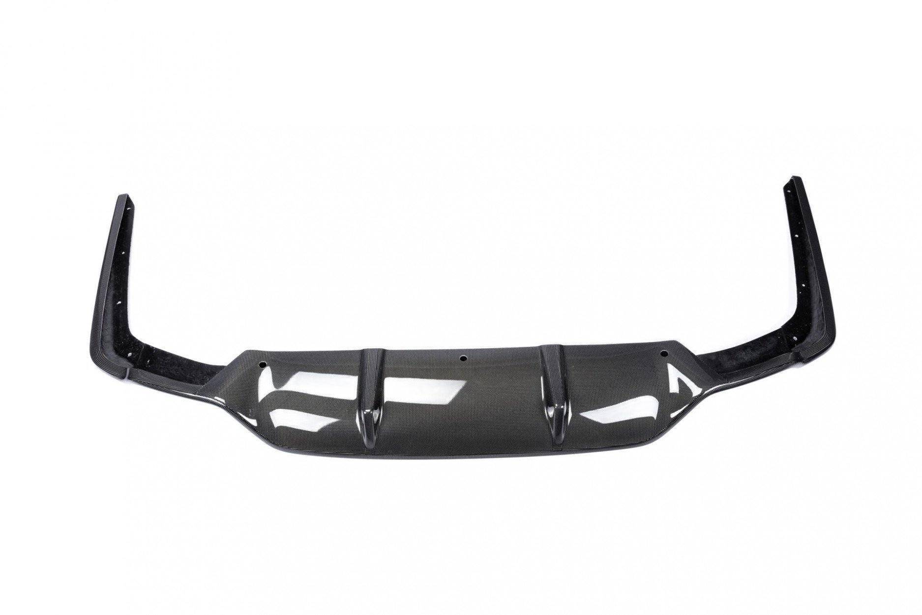 3DDesign Carbon Fibre Type 1 Rear Diffuser For BMW 5 Series M Sport (2017+, G30) - AUTOID - Rear Diffusers - 3DDesign