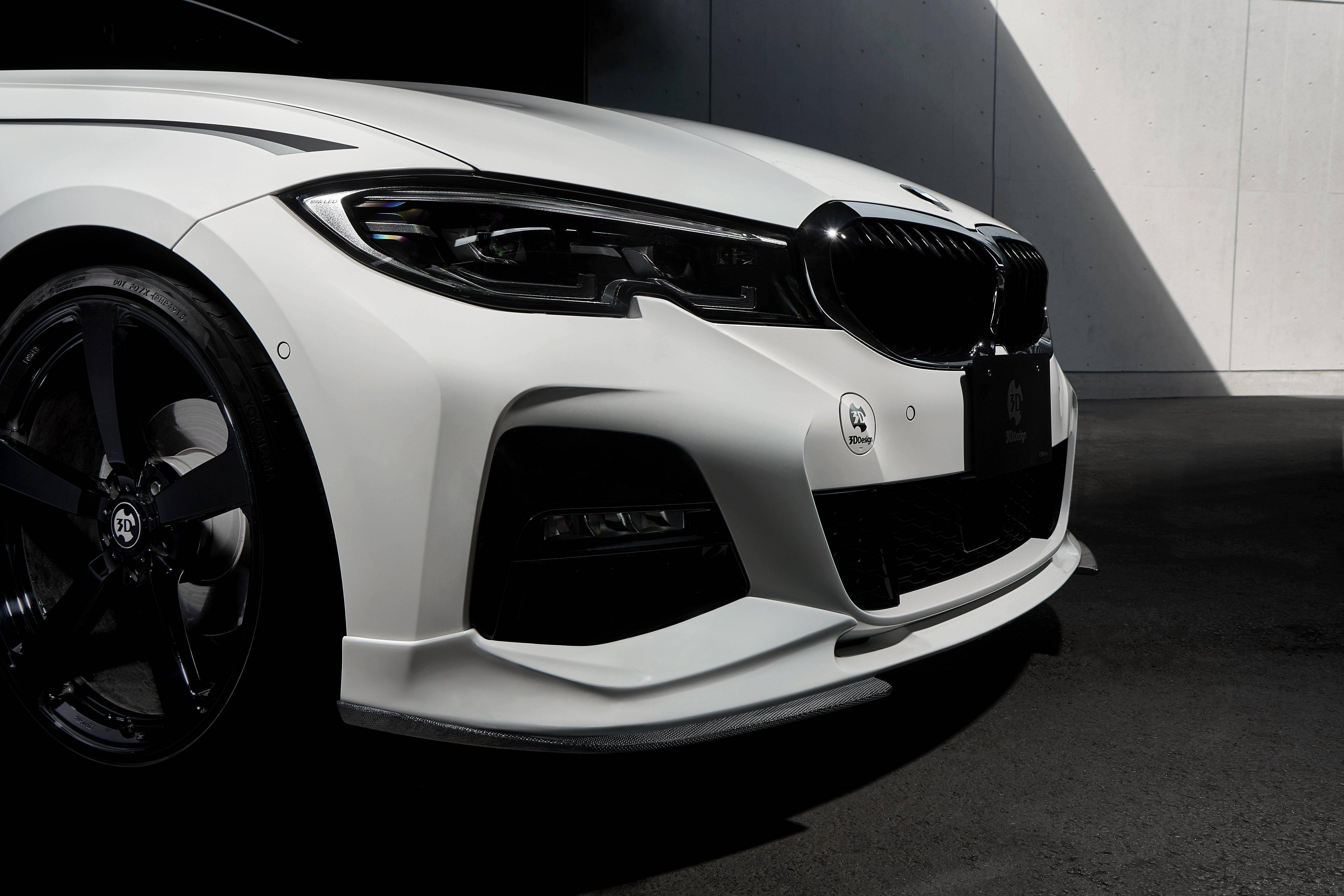 3DDesign Front Splitter For BMW 3 Series M Sport (2018-2022, G20 G21), Front Lips & Splitters, 3DDesign - AUTOID | Premium Automotive Accessories