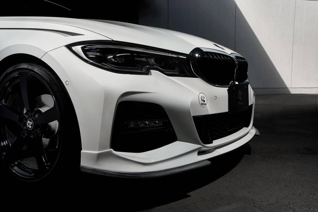 3DDesign Front Splitter For BMW 3 Series M Sport (2018-2022, G20 G21) - AUTOID® - Front Lips & Splitters - 3DDesign