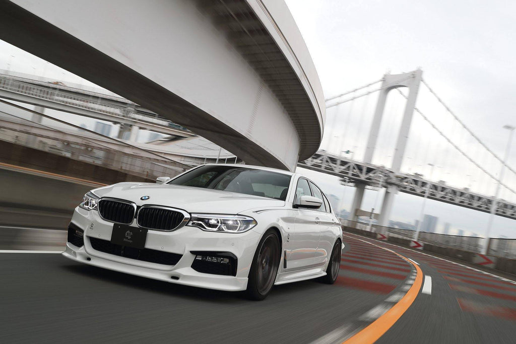3DDesign Front Splitter for BMW 5 Series M Sport (2017-2023, G30 G31) - AUTOID® - Front Lips & Splitters - 3DDesign