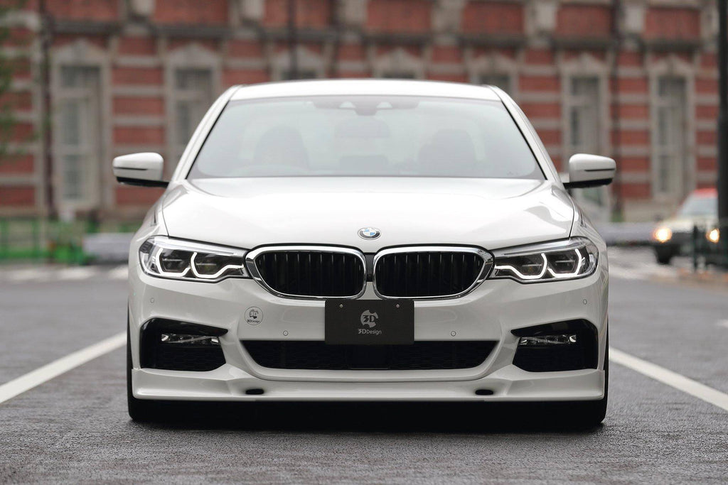 3DDesign Front Splitter for BMW 5 Series M Sport (2017-2023, G30 G31) - AUTOID® - Front Lips & Splitters - 3DDesign