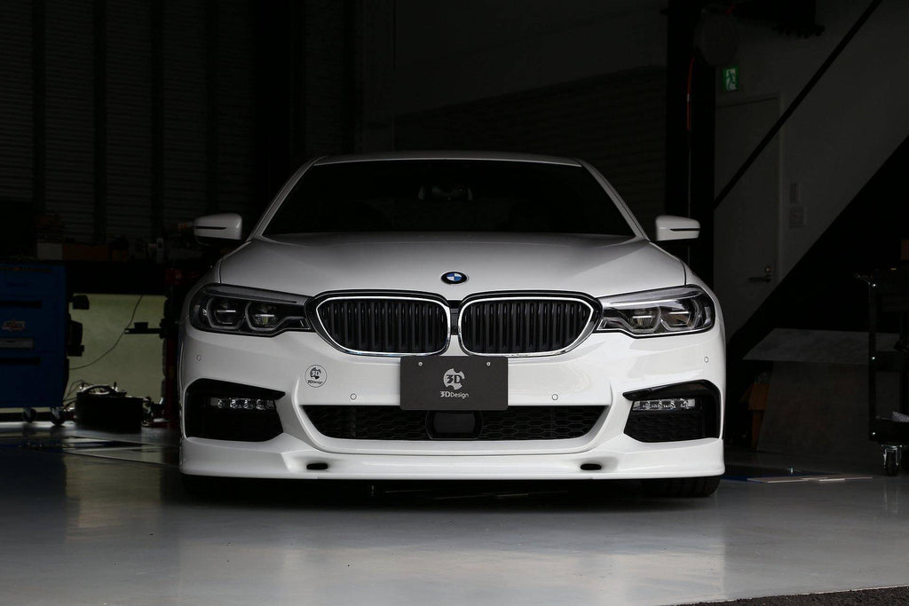 3DDesign Front Splitter for BMW 5 Series M Sport (2017-2023, G30 G31) - AUTOID® - Front Lips & Splitters - 3DDesign