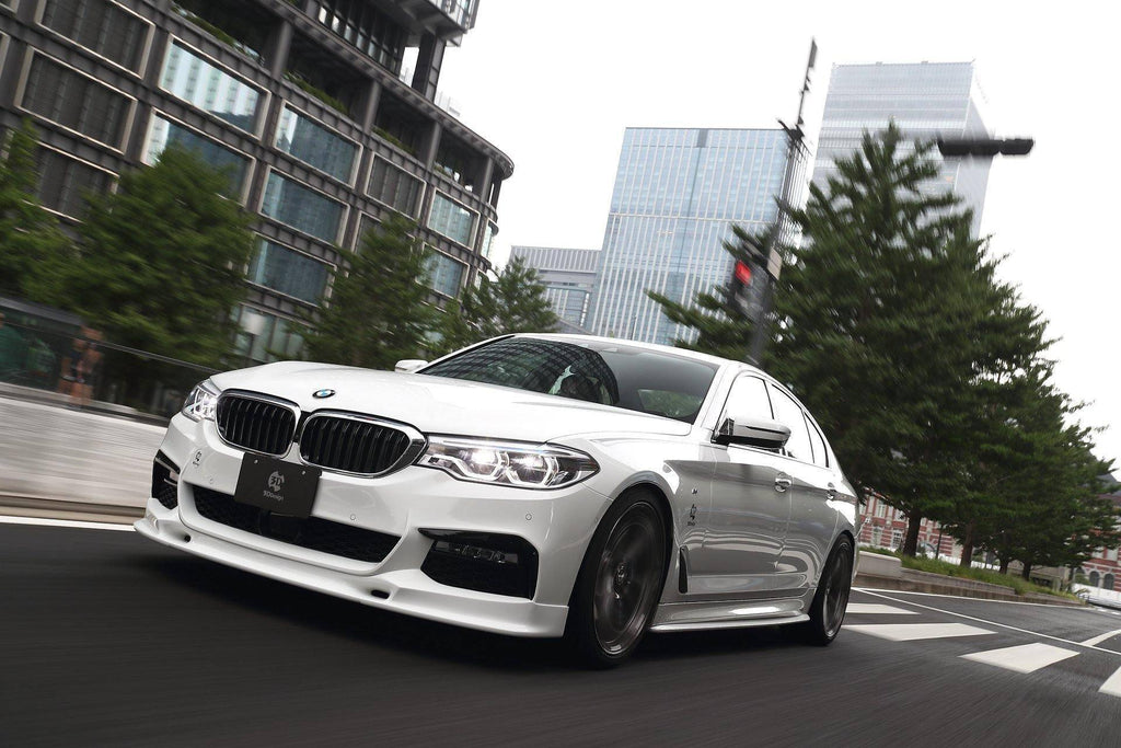 3DDesign Front Splitter for BMW 5 Series M Sport (2017-2023, G30 G31) - AUTOID® - Front Lips & Splitters - 3DDesign