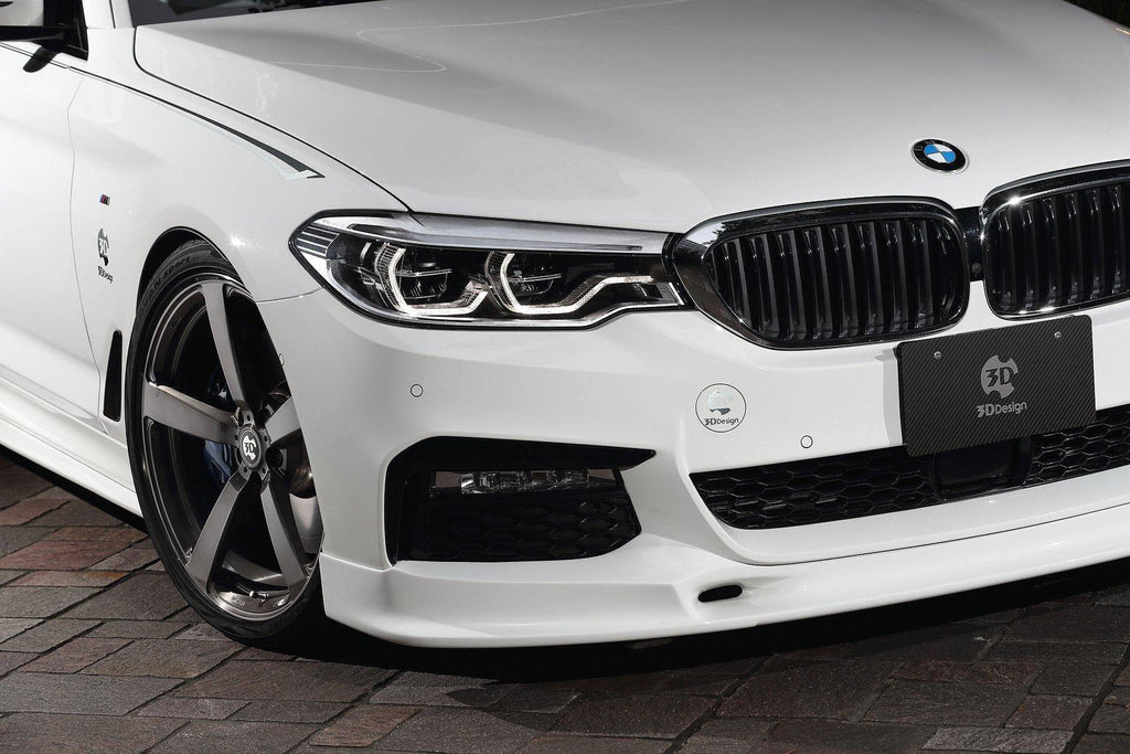 3DDesign Front Splitter for BMW 5 Series M Sport (2017-2023, G30 G31) - AUTOID® - Front Lips & Splitters - 3DDesign