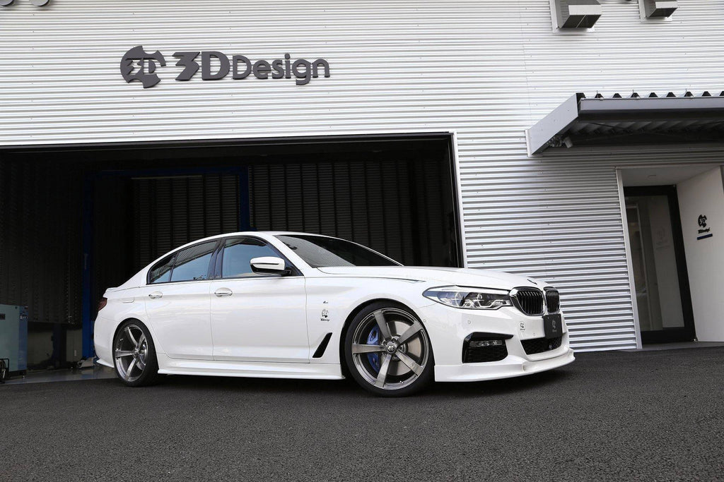 3DDesign Front Splitter for BMW 5 Series M Sport (2017-2023, G30 G31) - AUTOID® - Front Lips & Splitters - 3DDesign