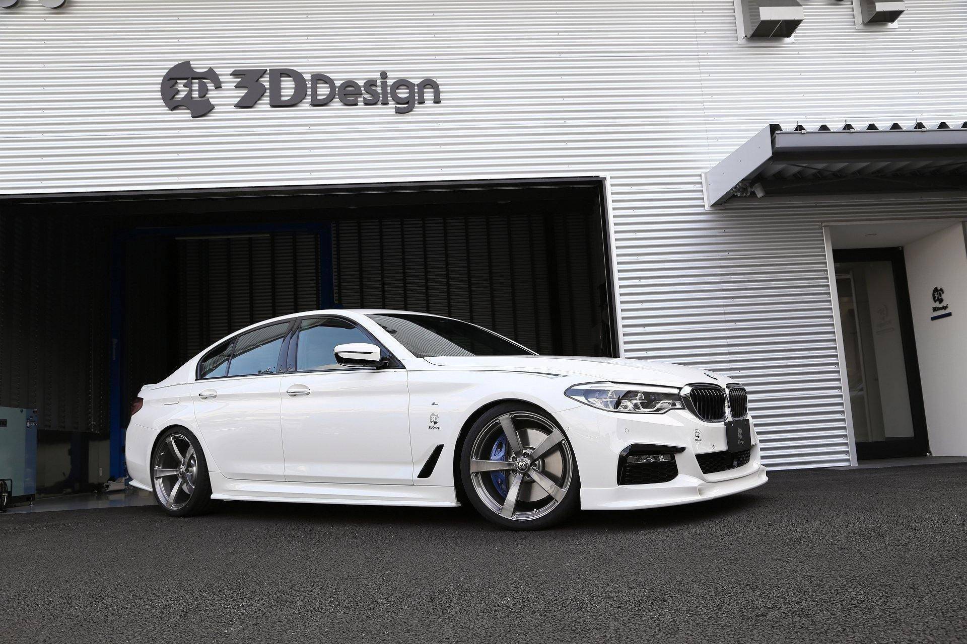 3DDesign Front Splitter for BMW 5 Series M Sport (2017-2023, G30 G31) - AUTOID® - Front Lips & Splitters - 3DDesign