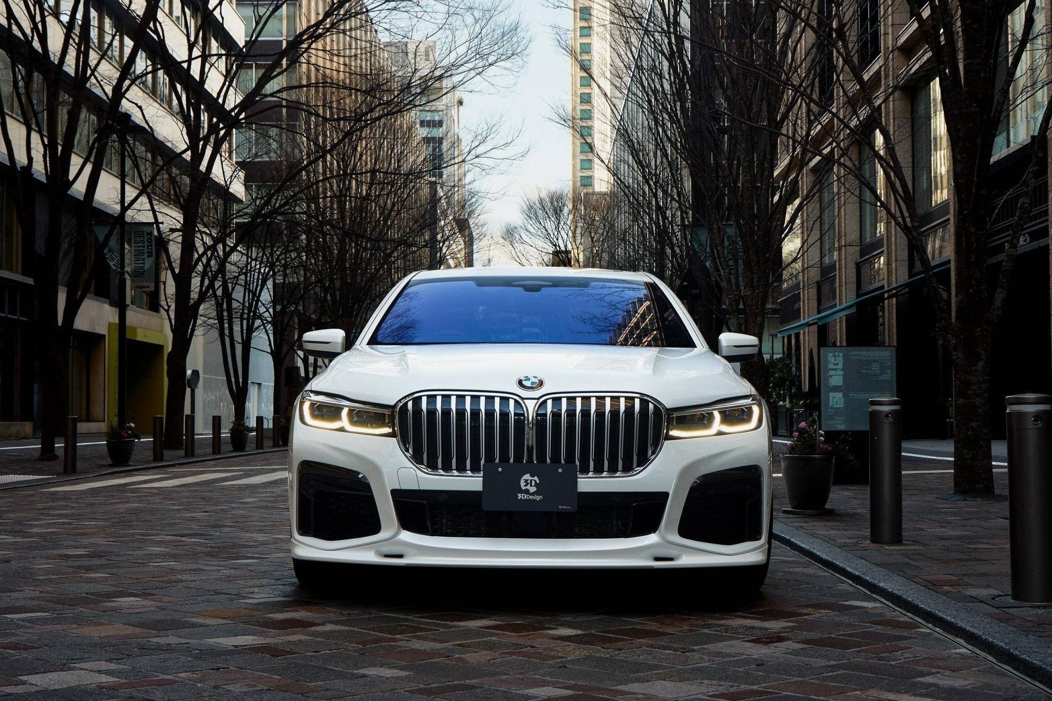 3DDesign Front Splitter for BMW 7 Series LCI (2019+, G11 G12) - AUTOID® - Front Lips & Splitters - 3DDesign