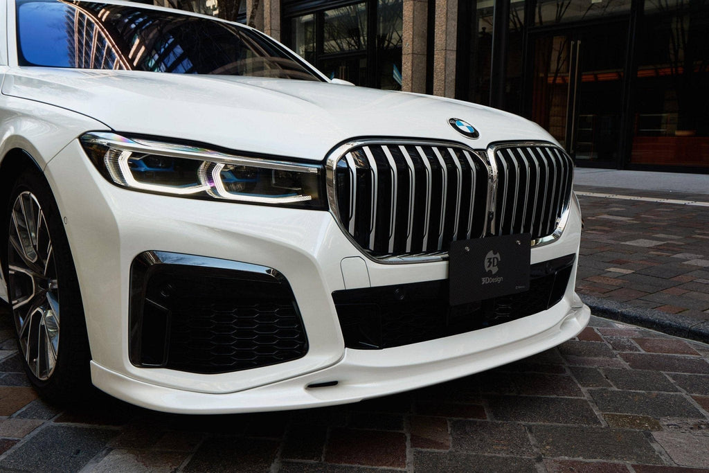 3DDesign Front Splitter for BMW 7 Series LCI (2019+, G11 G12) - AUTOID® - Front Lips & Splitters - 3DDesign