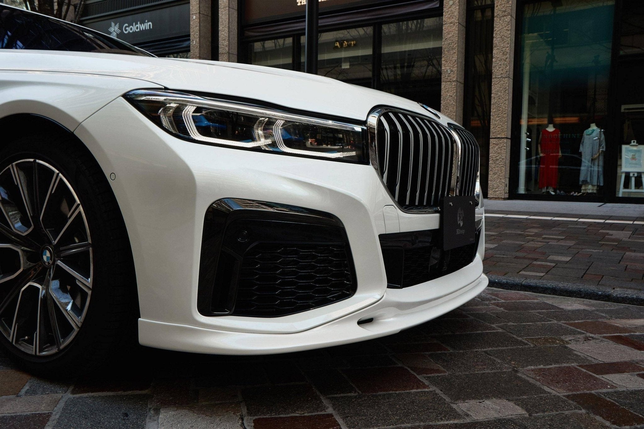 3DDesign Front Splitter for BMW 7 Series LCI (2019+, G11 G12) - AUTOID® - Front Lips & Splitters - 3DDesign