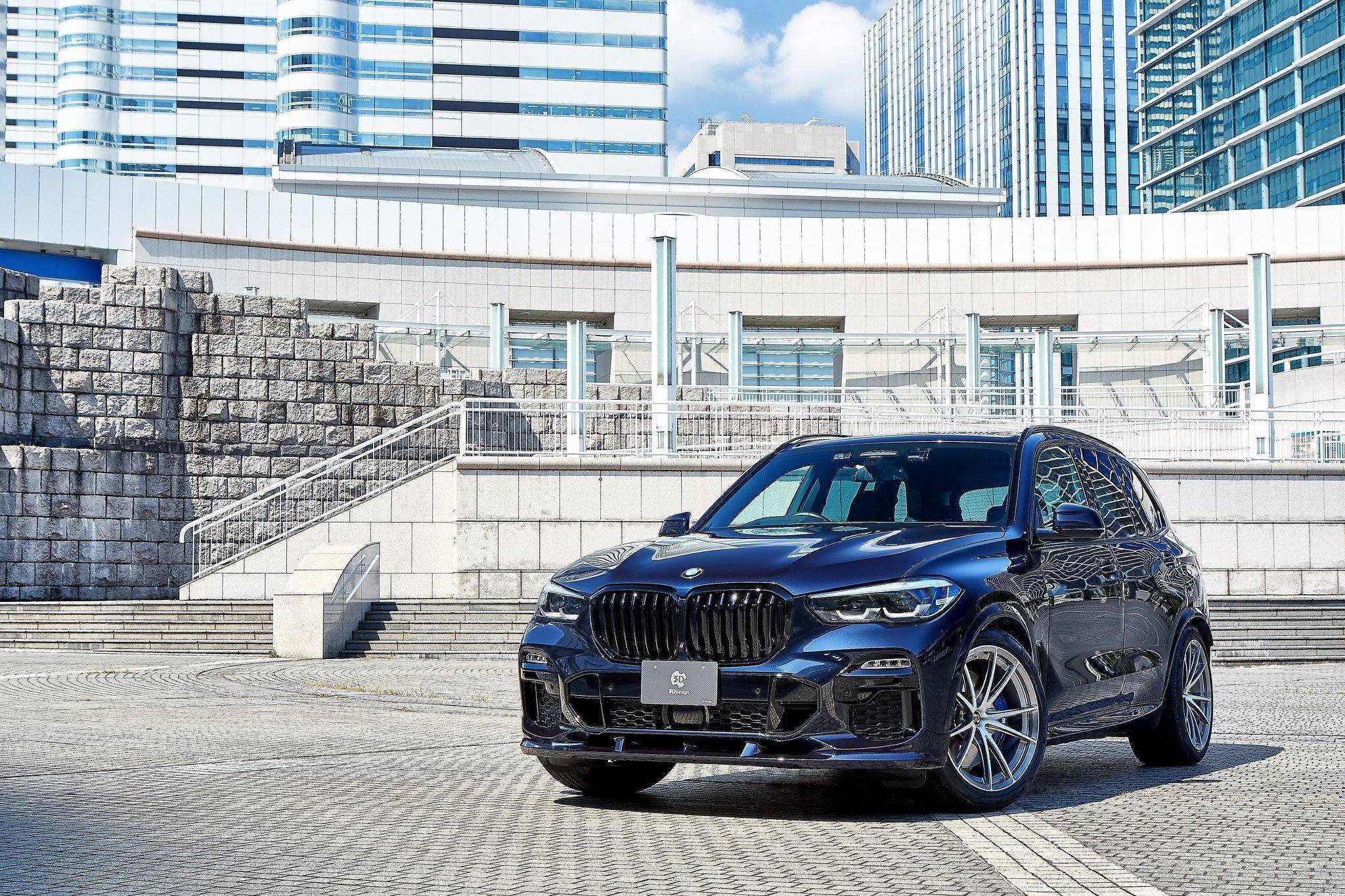 3DDesign Front Splitter for BMW X5 (2019+, G05) - AUTOID® - Front Lips & Splitters - 3DDesign