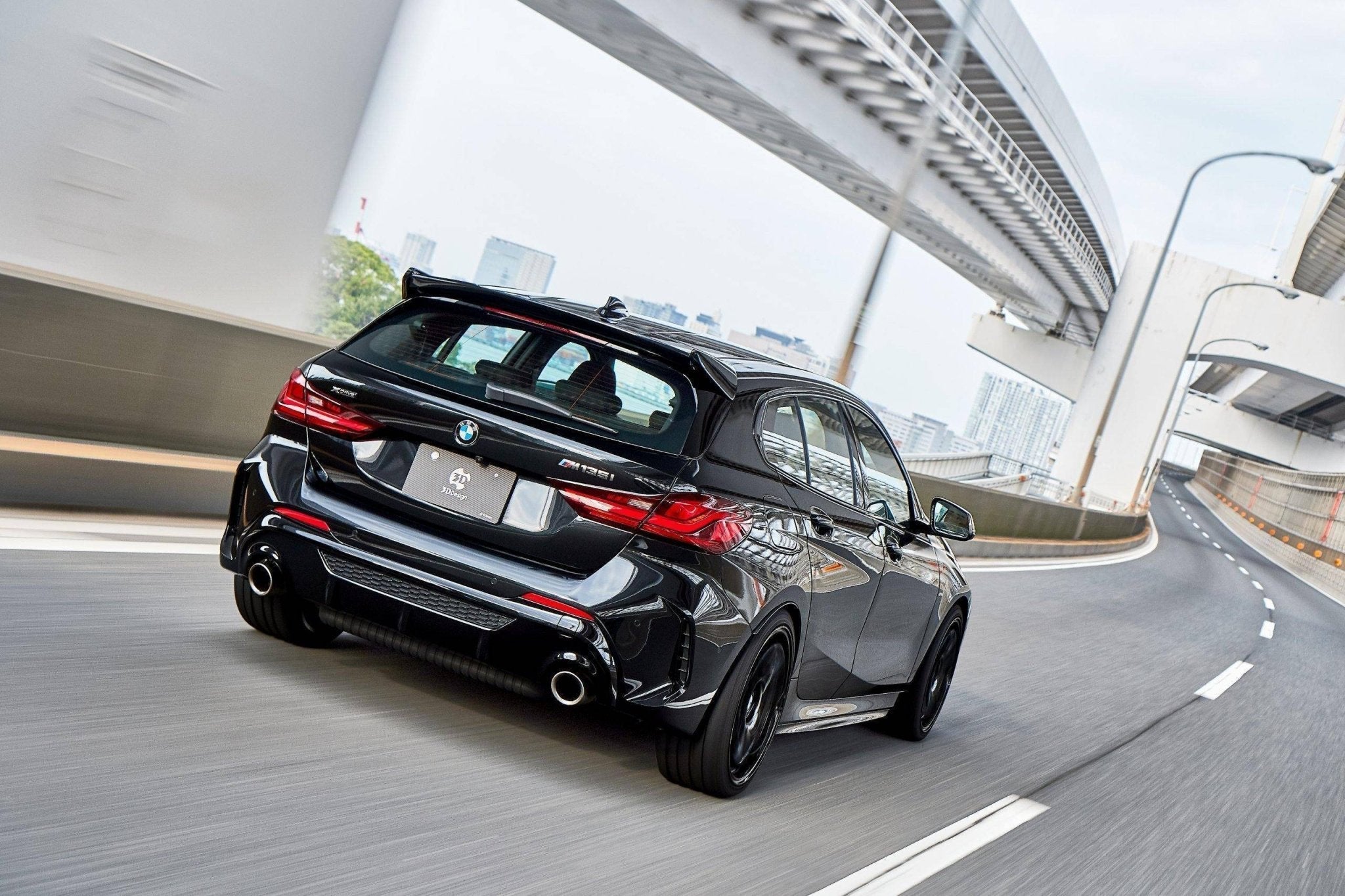 3DDesign Roof Spoiler for BMW 1 Series & M135i (2019+, F40 F70) - AUTOID® - Rear Spoilers - 3DDesign
