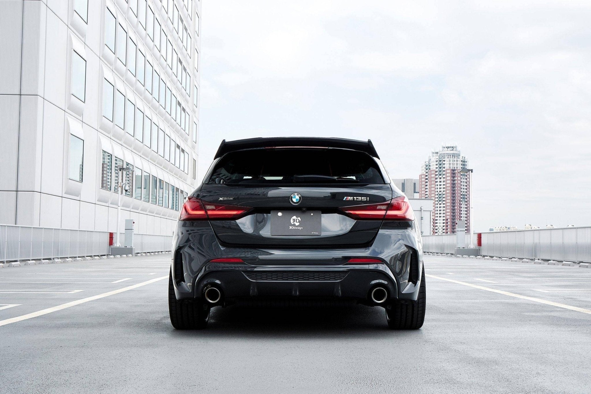 3DDesign Roof Spoiler for BMW 1 Series & M135i (2019+, F40 F70) - AUTOID® - Rear Spoilers - 3DDesign