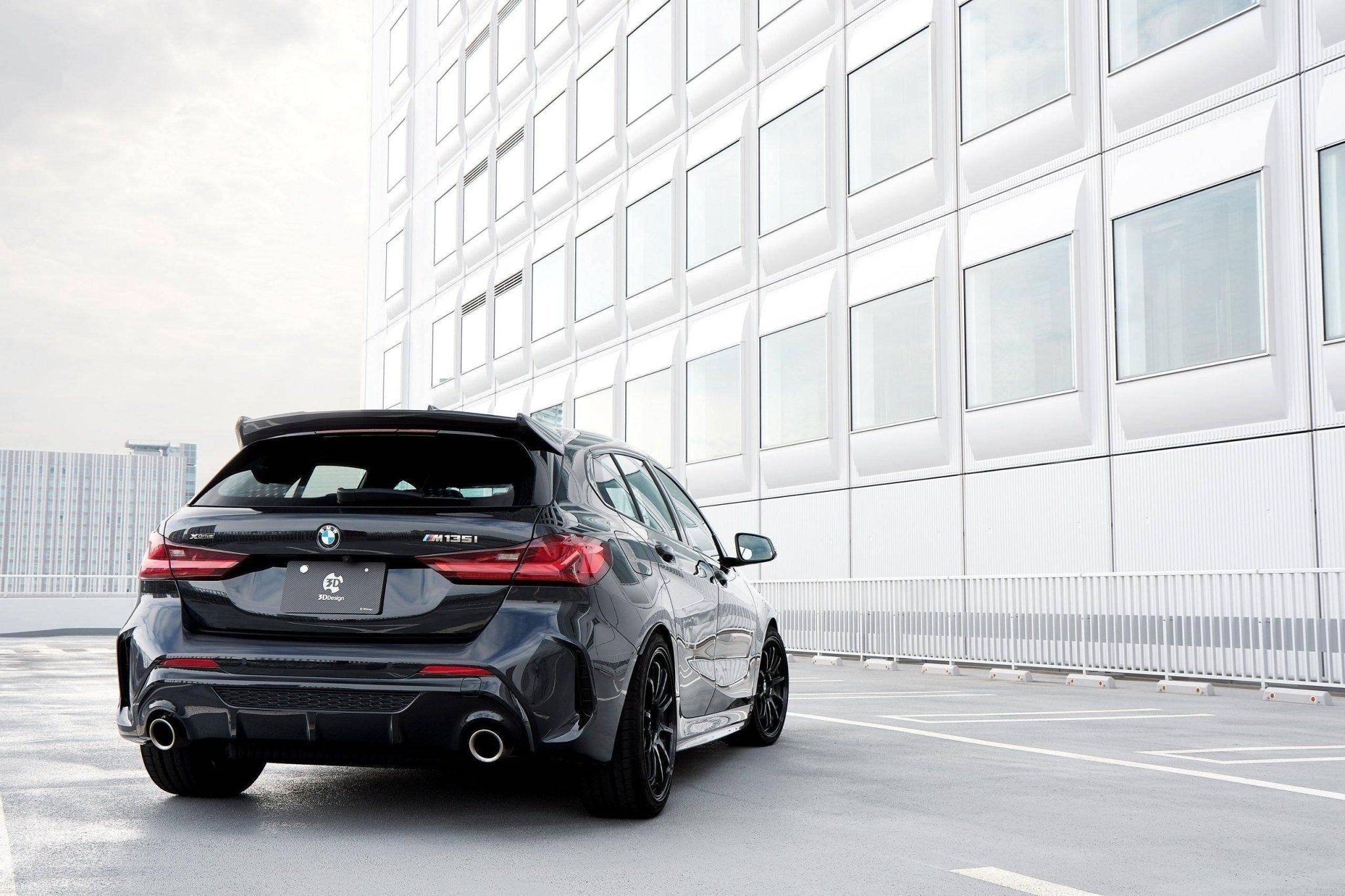 3DDesign Roof Spoiler for BMW 1 Series & M135i (2019+, F40 F70) - AUTOID® - Rear Spoilers - 3DDesign
