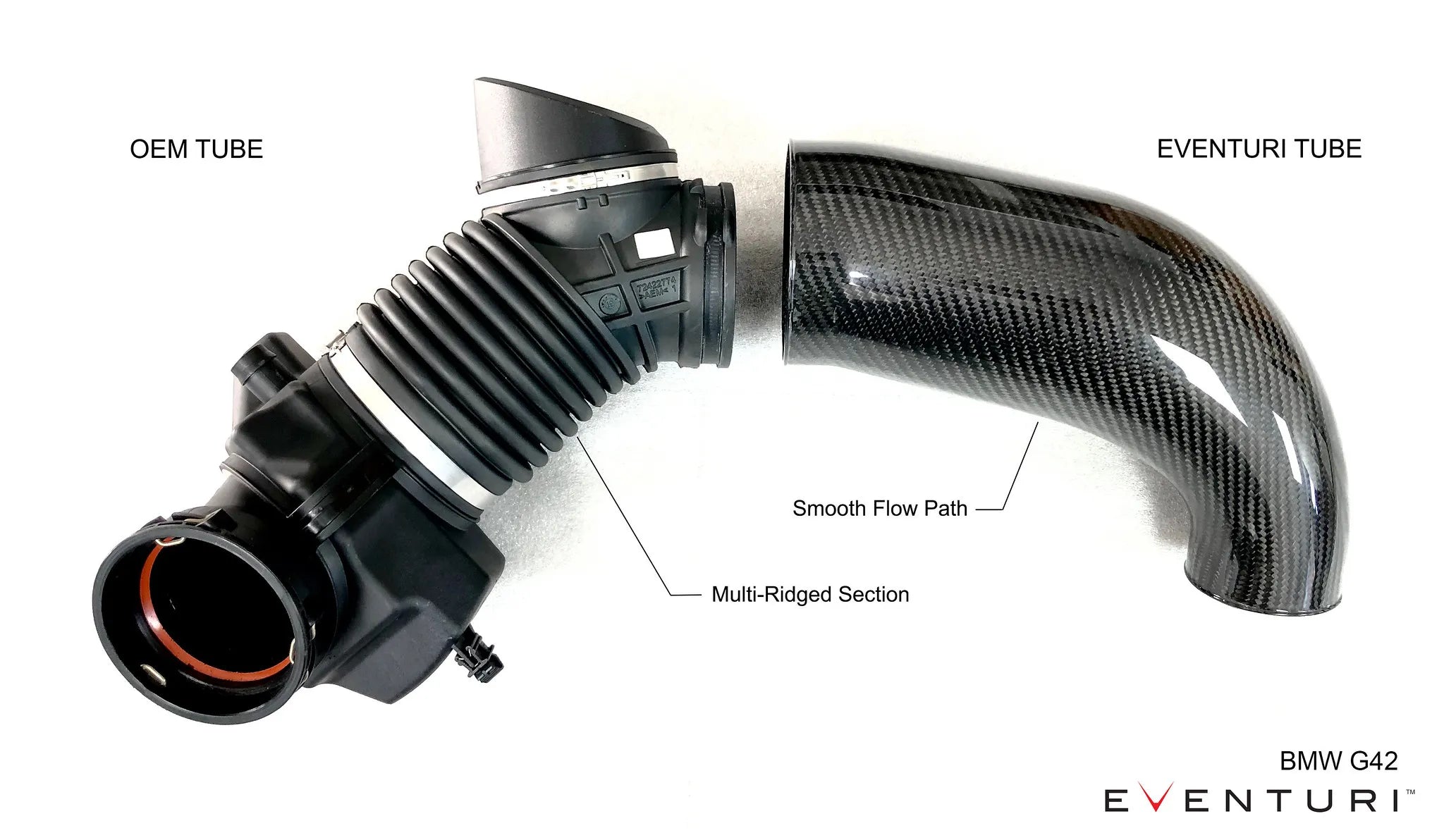 BMW G20 G21 G22 G23 G26 M340i M440i pre-preg carbon fibre air intake system product photo 8