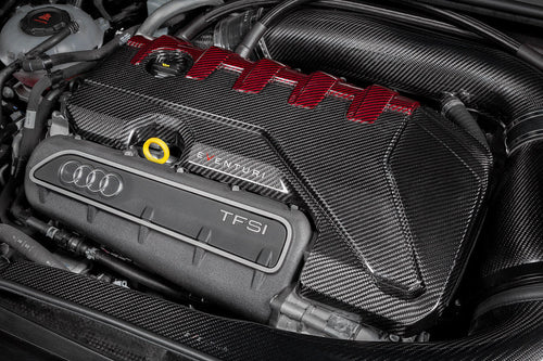 Eventuri Audi RS3 8V/8Y & TTRS 8S Engine Cover engine bay detail