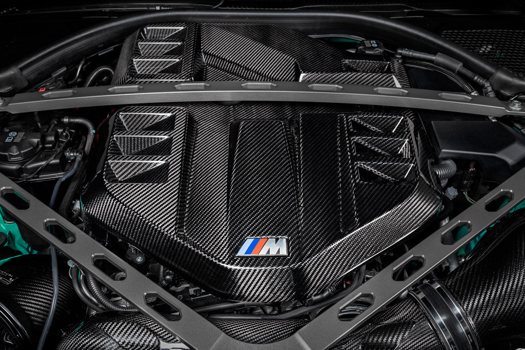 BMW G87 M2, G80 G81 M3 & G82 G84 M4 Eventuri Carbon Fibre Engine Cover (2021+, G8X), Air Intakes, Eventuri - AUTOID | Premium Automotive Accessories