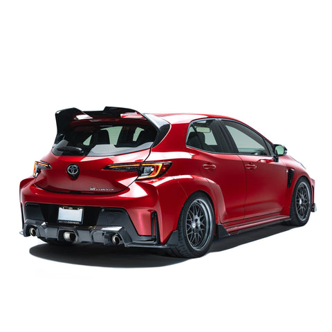 Toyota GR Corolla Pre-preg Carbon Fibre Rear Spoiler by Adro — detail