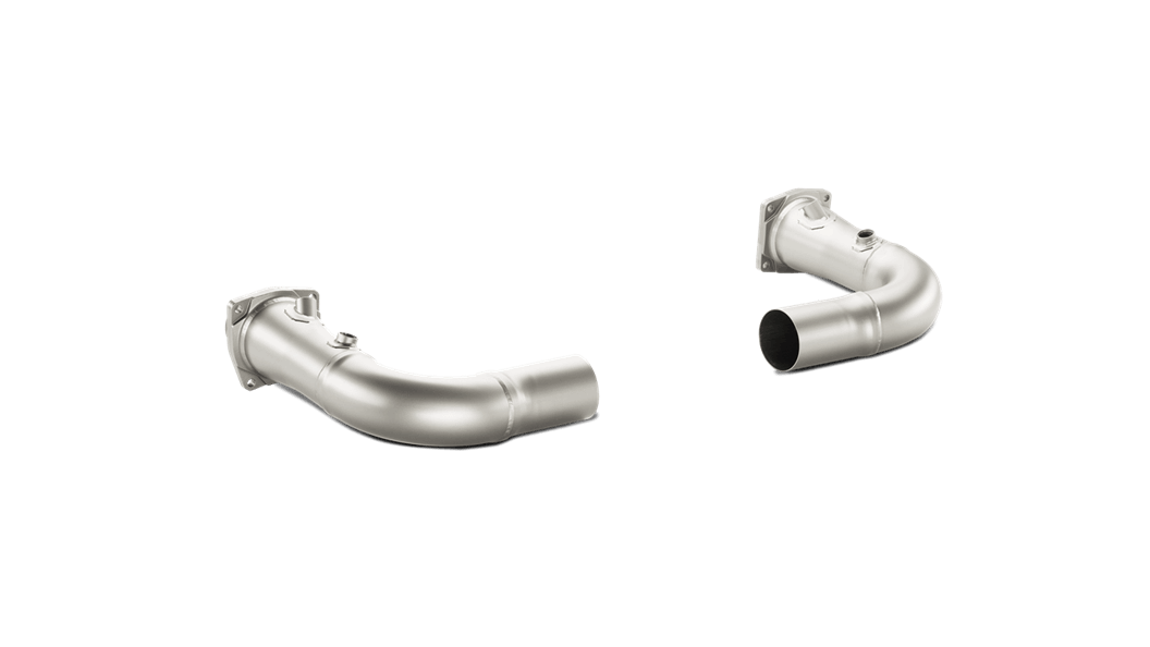 Akrapovic Porsche 911 Turbo & Turbo S 991.1 Link Pipe Set w/o Cat by Akrapovic  Exhaust System  AUTOID®  