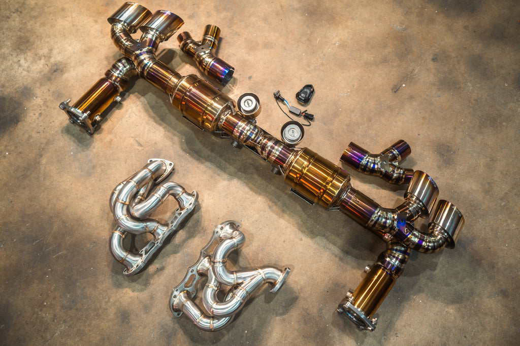 Porsche 911 Turbo 991 Valved Race Exhaust System