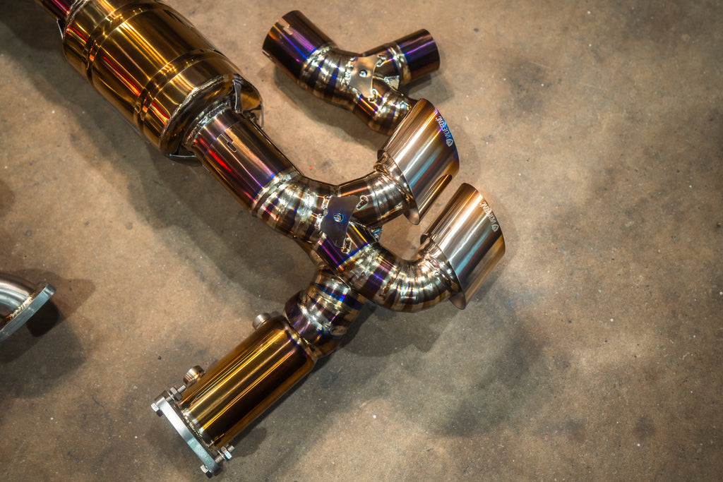 Porsche 911 Turbo 991 Valved Race Exhaust System