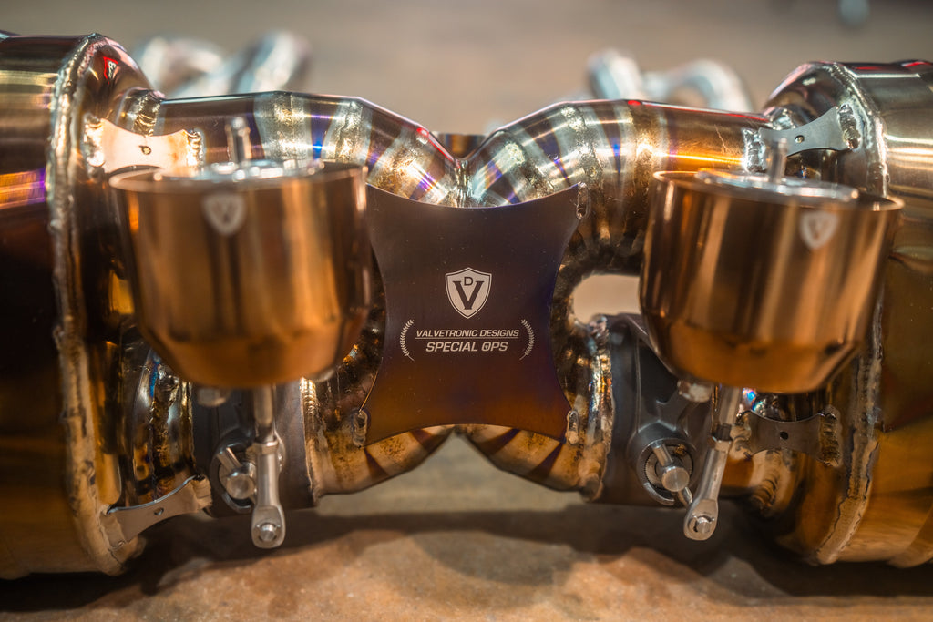 Porsche 911 Turbo 991 Valved Race Exhaust System