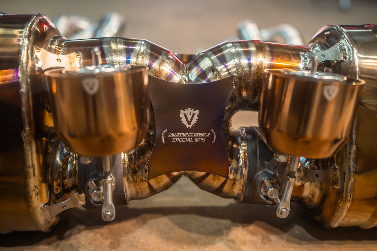 Porsche 911 Turbo 991 Valved Race Exhaust System