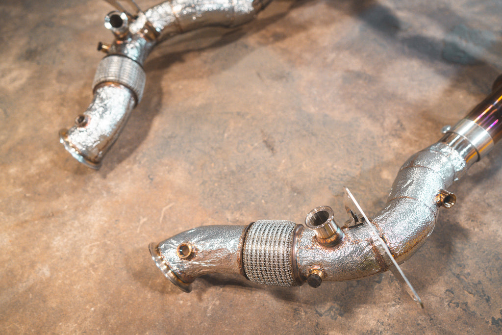 Ferrari F8 Tributo & F8 Spider Titanium Valved Sport Exhaust System by Valvetronic