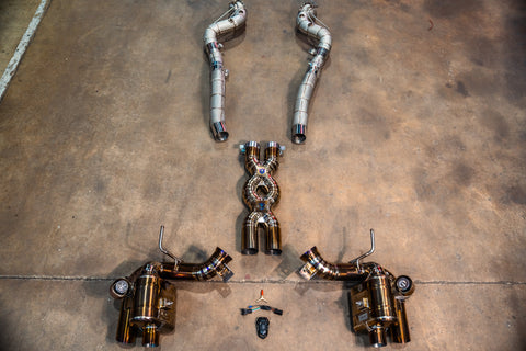 Ferrari F12berlinetta & 812 Superfast/GTS Titanium Valved Sport Exhaust System by Valvetronic