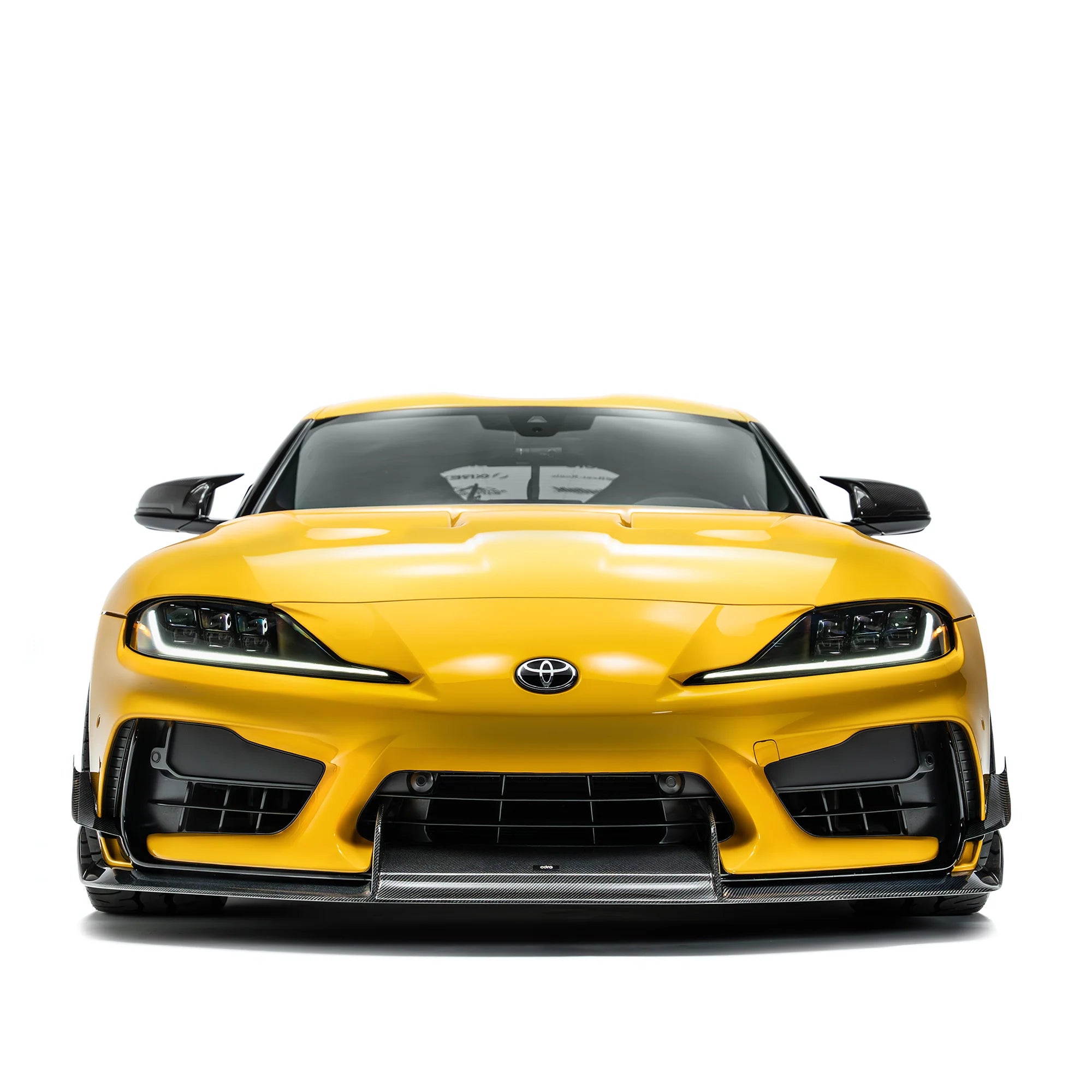 Toyota GR Supra A90 Mk5 Carbon Fibre Front Bumper Canards for ADRO Front Bumper