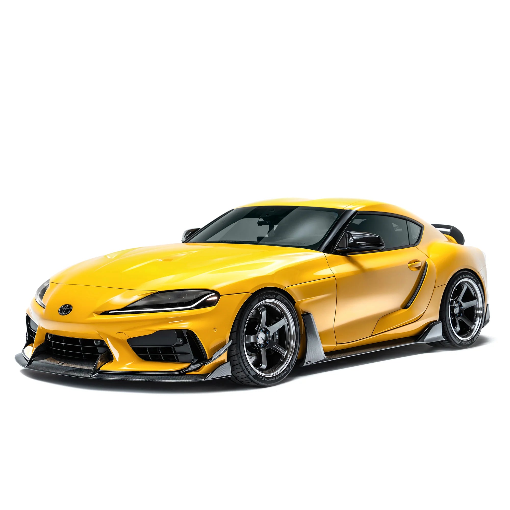 Toyota GR Supra A90 Mk5 Carbon Fibre Front Bumper Canards for ADRO Front Bumper