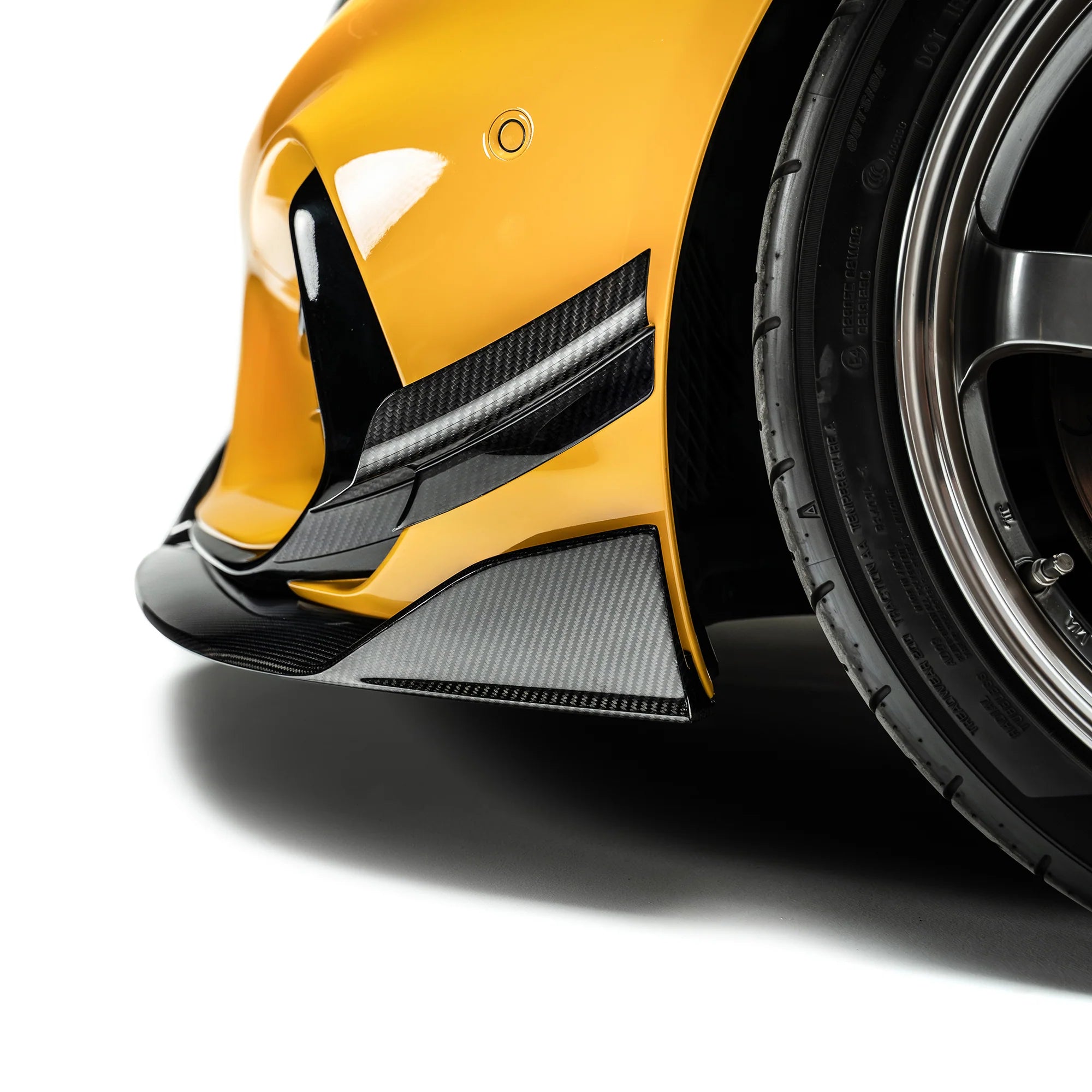 Canards de fibra de carbono para paragolpes delantero Toyota GR Supra A90 Mk5 ADRO