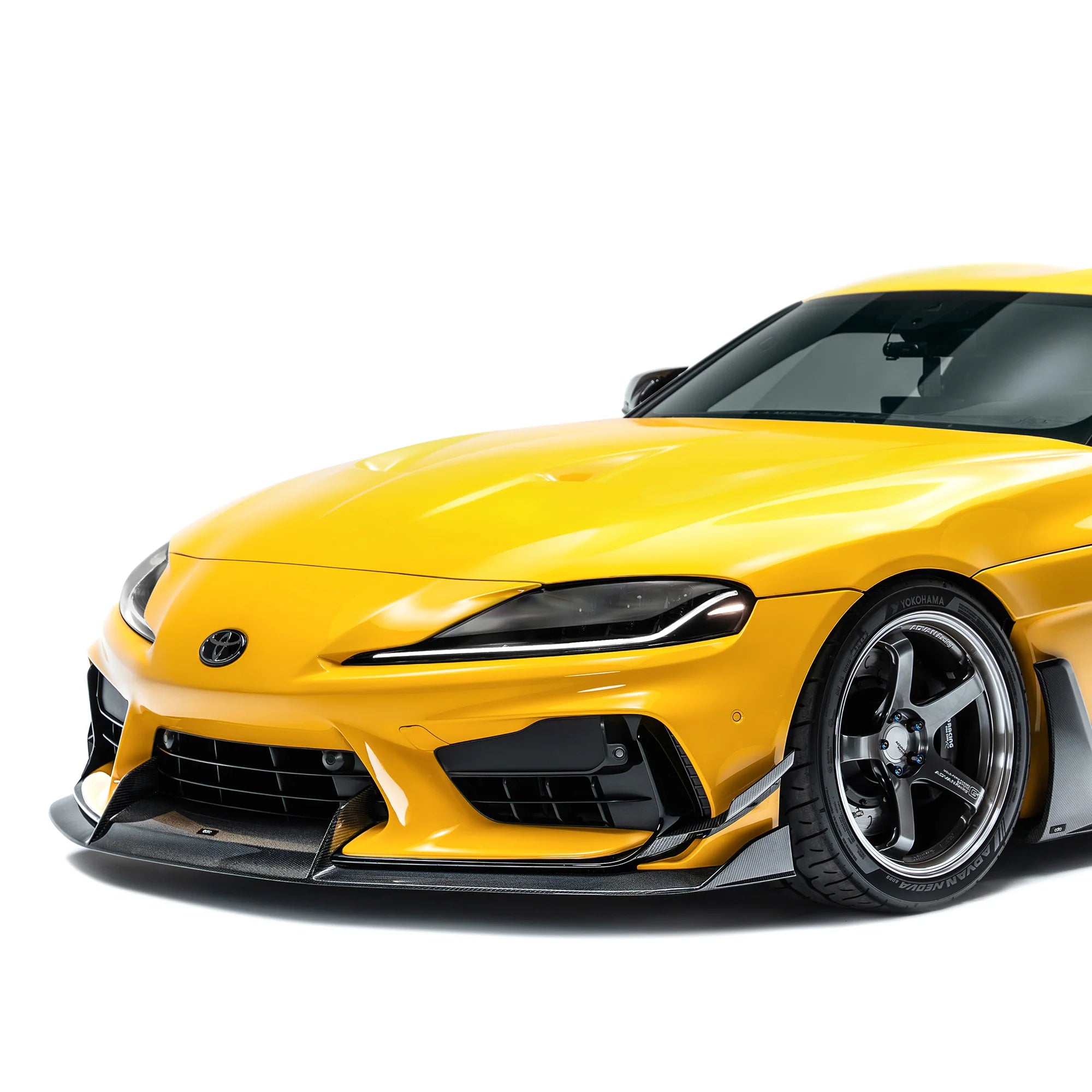 Canards de fibra de carbono para paragolpes delantero Toyota GR Supra A90 Mk5 ADRO